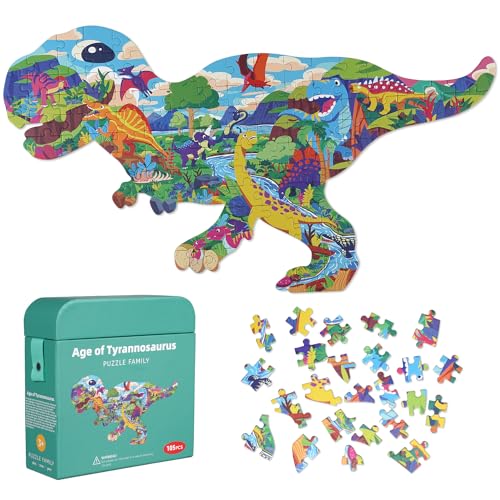Tyrannosaurus Rex-Puzzle für Kinder, 105 Teile Puzzle mit großen Teilen für Kinder im Alter von 4 5 6 7 8 9 10 Jahren. von AivaToba