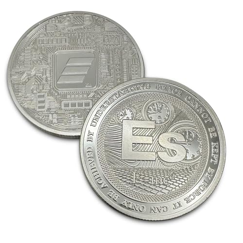 Einsteinium Kryptowährung Physische Souveniermünze, die Sie in der Hand halten können, versilbert mit Echtheitszertifikat, Präsidentenmünze, Original, einzigartiges Aizics Mint Design Einsteinium Kryptowährung Physische Souveniermünze, die Sie in der Hand halten können, versilbert mit Echtheitszertifikat, Präsidentenmünze, Original, einzigartiges Aizics Mint Design von Aizics Mint