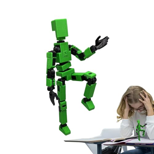 Aizuoni 3D-gedrucktes Spielzeug,3D-gedruckte mechanische Kinderfiguren - Bunte Kinderpuppen für Unterhaltung, süßes Spielzeug für Kinderzimmer, Kindergarten von Aizuoni