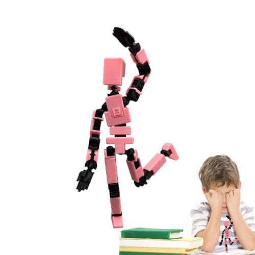 Aizuoni 3D-gedrucktes Spielzeug,3D-gedruckte mechanische Kinderfiguren - Bunte Kinderpuppen für Unterhaltung, süßes Spielzeug für Kinderzimmer, Kindergarten von Aizuoni