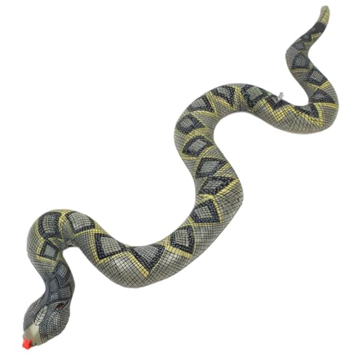 Aizuoni Aufblasbare Schlangen für den Garten,Aufblasbare Schlange | Sprengsimulation kniffliges Spielzeug,Künstliche Schlange zum Aufblasen für Schwimmbecken, Garten-Pool-Zubehör von Aizuoni