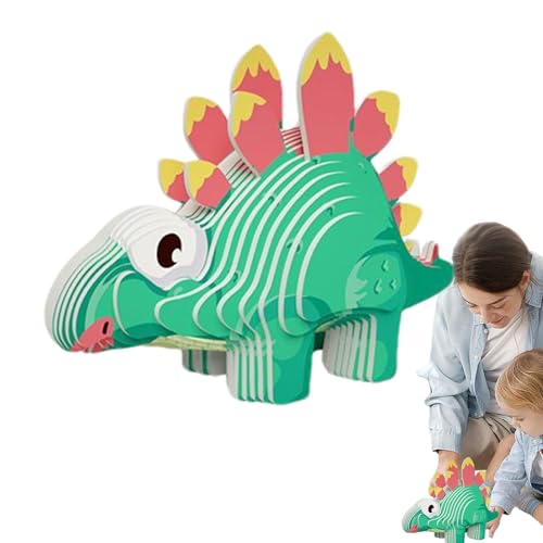 Aizuoni Kinder-Dinosaurier-Puzzle,Dinosaurier-Puzzles für Kinder,Dinosaurier-Tierpuzzle - Vorschulpädagogisches Lernspielzeug, Tierbausteine, Dinosaurier-Lernaktivitätsspielzeug für Jungen und Mädchen von Aizuoni
