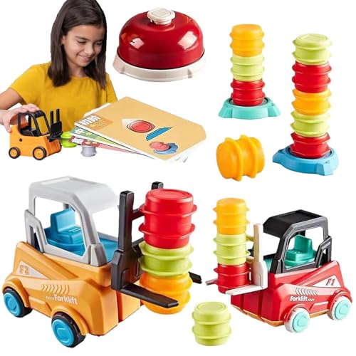 Aizuoni Kleinkind-Truck-Jungen-Spielzeug für Kinder | Aufregendes Lernspielzeug | Sicheres und Robustes Sortierspiel, Gabelstapler-Spielzeug für Kinder und Jungen von Aizuoni