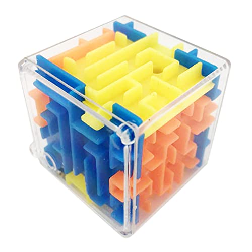 Aizuoni -Labyrinth-Würfel - 3D-Kugel-Labyrinth-Spielzeug Für Kinder | 5 Stücke Puzzle Ball, Magic Brain Teasers Games Sphere, Für Kleinkinder Und Kinder von Aizuoni