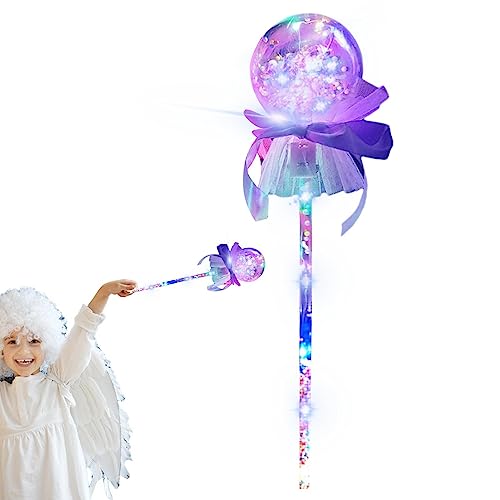 Aizuoni Prinzessin Zauberstab - Prinzessinnen-LED-Leuchtzauberstab Für Kinder - Leuchtender Zauberstab, Feenstab, Spielzeug, Für Mädchen Weihnachten Geburtstagsfeier Dekoration Aizuoni Prinzessin Zauberstab - Prinzessinnen-LED-Leuchtzauberstab Für Kinder - Leuchtender Zauberstab, Feenstab, Spielzeug, Für Mädchen Weihnachten Geburtstagsfeier Dekoration von Aizuoni