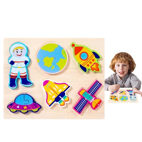 Aizuoni Puzzle Kleinkind,Holzpuzzle Kleinkind | Transporträtsel - Montessori-Puzzles für frühes Lernen für Jungen und Mädchen, Mint-Lernspielzeug von Aizuoni