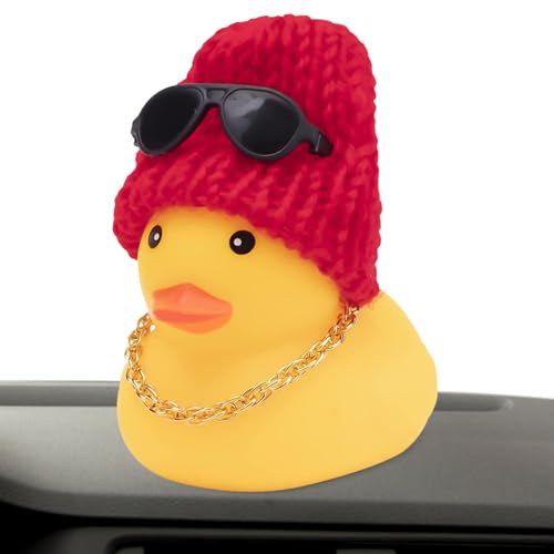 Aizuoni Quietscheente Fürs Auto, Rubber Duck Auto Ornamente - Lustige Enten-Ornamente Für Auto-Armaturenbrett-Raum-Tischdekorationen Aizuoni Quietscheente Fürs Auto, Rubber Duck Auto Ornamente - Lustige Enten-Ornamente Für Auto-Armaturenbrett-Raum-Tischdekorationen von Aizuoni