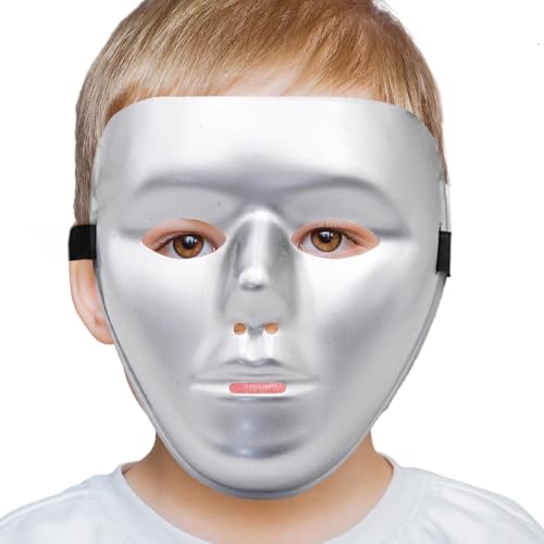 Aizuoni Vollgesicht-Maskerade-Maske - Stilvolle Halloween-Kostüm-Maske Für Festliche Anlässe | Elastisches Band Kopfbedeckung Für Bühnenperformance Karneval Rollenspiel Kinder Und Erwachsene von Aizuoni