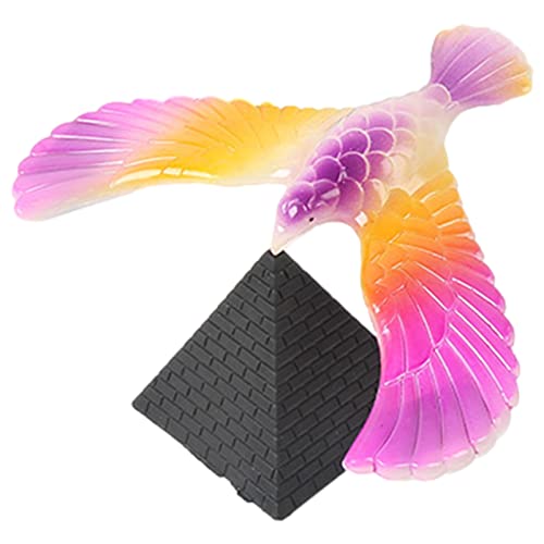 Aizuoni Waage,Balancing Eagle Bird Gravity Bird mit Pyramiden-Kombi-Set - Physik- und Wissenschafts-Spielzeug-Vogel-Balance-Finger-Spielzeug für Party-Werbegeschenke, Retro-Magie von Aizuoni