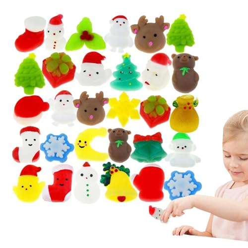 Squishies Weihnachtsspielzeug | Kawaii Squishies Spielzeug,Tragbares Squeeze-Fidget-Spielzeug, matschige Squeeze-Bälle, Erwachsene, Kinder, Kinder Aizuoni von Aizuoni