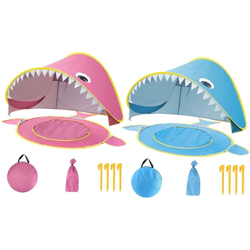 Strandzelt für Kinder, Outdoor -Zelt für Kinder - Cartoon Outdoor Play House - Faltbares Spielhaus mit integriertem kleinem Pool, UV-Schutz, wasserdichtes Baby außerhalb von Sonnenschirm für Strandzelt für Kinder, Outdoor -Zelt für Kinder - Cartoon Outdoor Play House - Faltbares Spielhaus mit integriertem kleinem Pool, UV-Schutz, wasserdichtes Baby außerhalb von Sonnenschirm für von Aizuoni