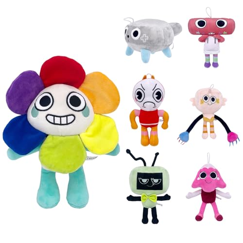 Ajuanbazha Dandy Horror Game Plüschtier, 30 cm Dandy's World Plüschspielzeug, Weiches und Süßes Stofftier für Jungen und Mädchen (Sonnenblume) von Ajuanbazha