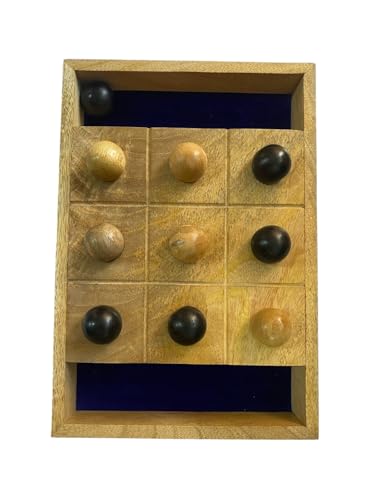 Ajuny Ball Tic Tac Toe Holz Brettspiele für Kinder und Erwachsene für Bauernhaus Couchtisch Wohnzimmer Schreibtisch Dekor, Familiennacht Reisespiel Geschenke 12 Zoll Ajuny Ball Tic Tac Toe Holz Brettspiele für Kinder und Erwachsene für Bauernhaus Couchtisch Wohnzimmer Schreibtisch Dekor, Familiennacht Reisespiel Geschenke 12 Zoll von Ajuny
