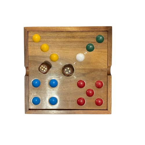 Ajuny Big Hole Würfel-Brettspiel mit Edelsteinen – Lustiges Familienspiel, Holz-Würfelspiel für Kinder & Erwachsene, Unterhaltung für drinnen & draußen Geschenkidee Ajuny Big Hole Würfel-Brettspiel mit Edelsteinen – Lustiges Familienspiel, Holz-Würfelspiel für Kinder & Erwachsene, Unterhaltung für drinnen & draußen Geschenkidee von Ajuny