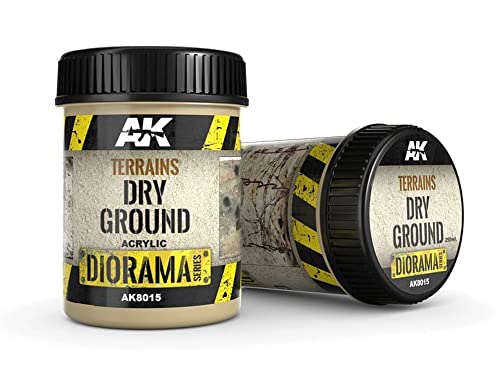 (AK8015) - AK Interactive Terrain 250ml - Dry Ground von AK Interactive