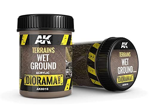 (AK8016) - AK Interactive Terrain 250ml - Wet Ground von AK Interactive