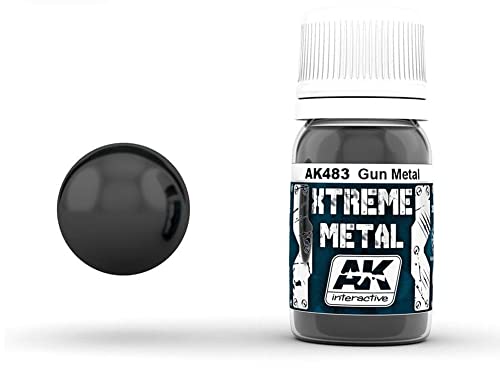 AK Interactive - 30ml Extreme Metal Paints - Gun Metal AK Interactive - 30ml Extreme Metal Paints - Gun Metal von AK Interactive