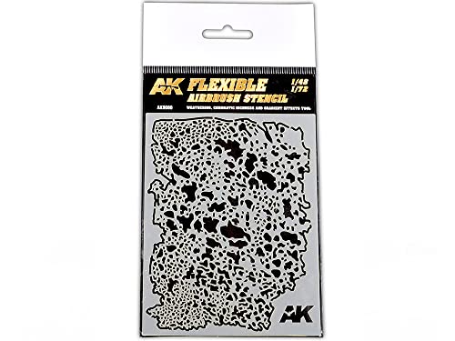 AK Interactive Weathering Flexible Airbrush Stencil 1/48 & 1/72 Scale Tool von AK Interactive
