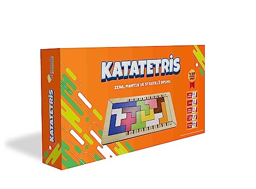 KATATETRIS - Intelligenz Logik und Strategie Spiel - Holz von Akılda Zeka Oyunları