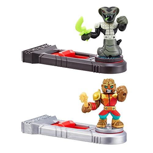 Akedo 14272 Ultimate Arcade Warriors Versus Pack Epic GOKONG VS STEELFANG Mini Battling Action Figures Ready, Fight, Split Strike Akedo 14272 Ultimate Arcade Warriors Versus Pack Epic GOKONG VS STEELFANG Mini Battling Action Figures Ready, Fight, Split Strike von Akedo