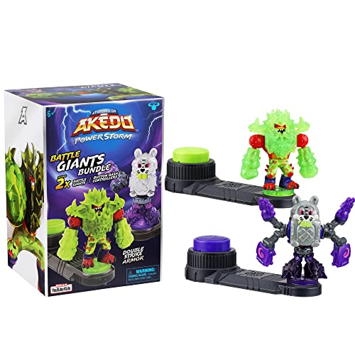 Akedo Legends of Powerstorm Giants Bundle 2 Giants Battling Warriors Tremor Faust Tailwhip Versus Bucktooth with Double Strike Armor and 2 Button Bash Controllers in one Pack Akedo Legends of Powerstorm Giants Bundle 2 Giants Battling Warriors Tremor Faust Tailwhip Versus Bucktooth with Double Strike Armor and 2 Button Bash Controllers in one Pack von Akedo