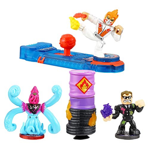 Akedo Legends of Powerstorm Offizielle Regeln Starterpaket Legendärer Kickangriff 3 Mini Battling Warriors mit Trainings-Übungsstück und exklusivem Joystick-Controller Akedo Legends of Powerstorm Offizielle Regeln Starterpaket Legendärer Kickangriff 3 Mini Battling Warriors mit Trainings-Übungsstück und exklusivem Joystick-Controller von Akedo