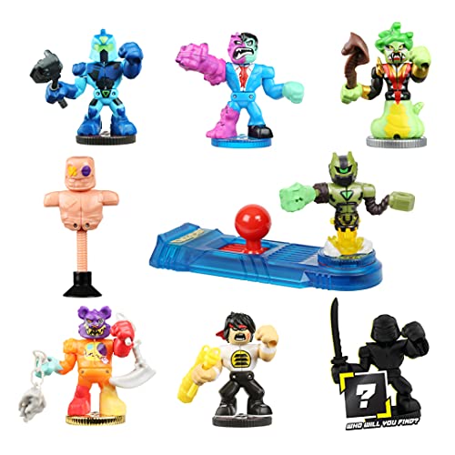 Akedo - Ultimate Arcade Warriors Collector Pack Starter Pack Mini Battling Action Figures Ready, Fight, Split Strike, Mehrfarbig, 5,5 x 10,7 x 8,7 cm Akedo - Ultimate Arcade Warriors Collector Pack Starter Pack Mini Battling Action Figures Ready, Fight, Split Strike, Mehrfarbig, 5,5 x 10,7 x 8,7 cm von Akedo