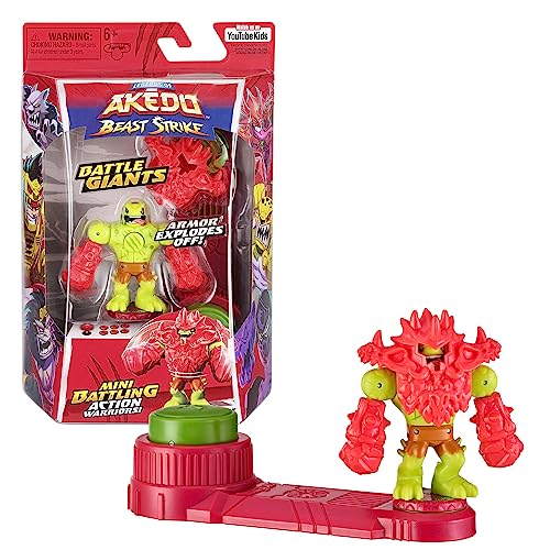 Legends of Akedo Beast Strike Battling Riesige Titan-Flyswat.Mini Battling WarriorsRüstung explodiert während des Kampfes.Ready, Fight, Split Strike.Small von Akedo