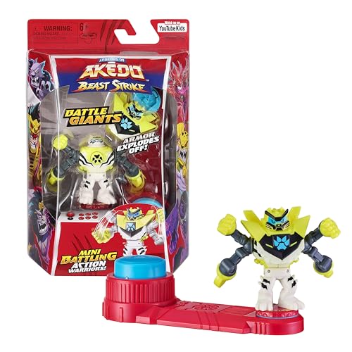Legends of Akedo Beast Strike Battling Riesige weiße Pfote.Mini Battling Warriors Rüstung explodiert während des Kampfes.Ready, Fight, Split Strike., Small Legends of Akedo Beast Strike Battling Riesige weiße Pfote.Mini Battling Warriors Rüstung explodiert während des Kampfes.Ready, Fight, Split Strike., Small von Akedo