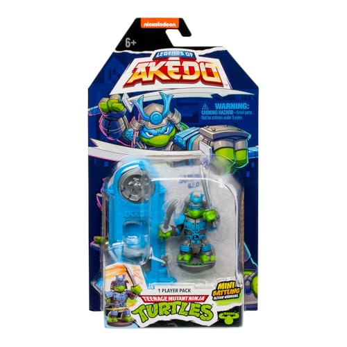 Legends of Akedo Teenage Mutant Ninja-Turtles (TMNT), Mini Battling Warriors, 8 Mini Battling Warriors zum Sammeln, inklusive neuer Kämpfer, mit einzigartigen Waffen (Samurai Leo) von Akedo