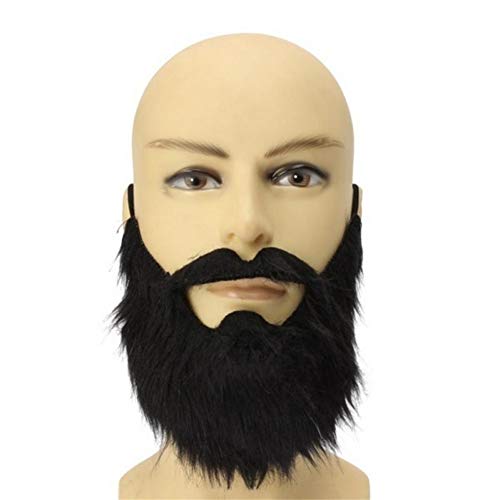 Akemaio Lustige Beard für Kostüm-Partei-Männer Halloween Bart Bart Disguise Spiel Schnurrbart für Partei Cosplay von Akemaio