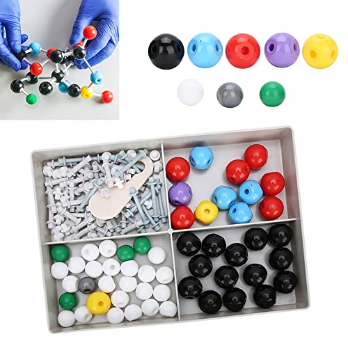 54-teiliges XMM-067 Molekularmodellbausatz-Set, 54 Atomstruktur-Kugel- und Stabmodell, Multifunktionales Zubehör für den Heimgebrauch 54-teiliges XMM-067 Molekularmodellbausatz-Set, 54 Atomstruktur-Kugel- und Stabmodell, Multifunktionales Zubehör für den Heimgebrauch von Akozon
