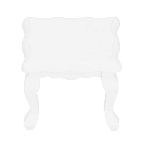 Akozon 1:12 Skala Dollhouse Miniatur Holz Couchtisch Exquisites Weißes Teatable Wohnzimmerzubehör Akozon 1:12 Skala Dollhouse Miniatur Holz Couchtisch Exquisites Weißes Teatable Wohnzimmerzubehör von Akozon