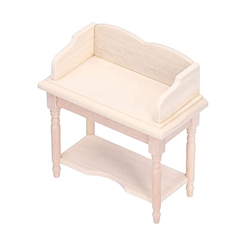 Akozon 1:12 Skala Miniature Dollhouse Schreibtisch DIY Dollhouse Möbel und Zubehör von Akozon