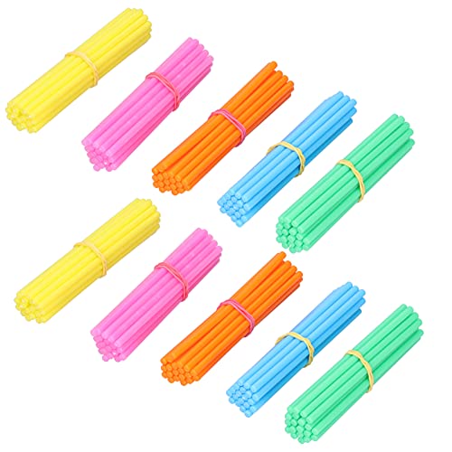 Akozon 100pcs Farbenfrohe Zählstock Set Arithmetic Training Tool für Addition und Subtraktionsunterricht S S von Akozon