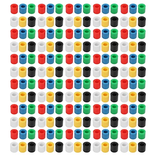 Akozon 180 PCs Breadboard -Druckknopfabdeckungsabdeckung 6 Farben Runde ABS -Kunststoff Ersatztaktschaltknopfmützen Akozon 180 PCs Breadboard -Druckknopfabdeckungsabdeckung 6 Farben Runde ABS -Kunststoff Ersatztaktschaltknopfmützen von Akozon