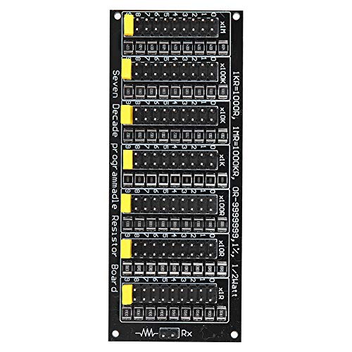 Akozon 1R 9999999R Programmierbares Widerstandsbox Präzisionswiderstand mit 1% Genauigkeit, 1/2W -Leistungsbewertung Akozon 1R 9999999R Programmierbares Widerstandsbox Präzisionswiderstand mit 1% Genauigkeit, 1/2W -Leistungsbewertung von Akozon