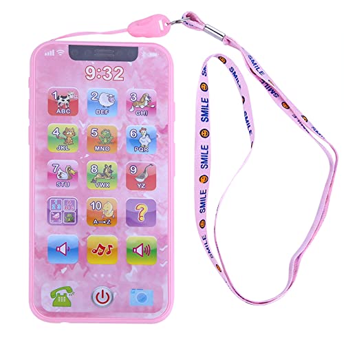Akozon Baby Kids Music Toy Spielzeug Simuliertes Mobiltelefon Lernt Mobiltelefon mit Lernfunktionen für (Englisch) von Akozon