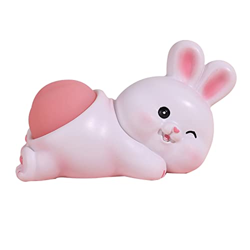 Akozon Cartoon Animal Gesäßgeformte Squeeze Stress Relief Toy - Süße Desktop -Autodekoration für Heimbüro und Schlafsaal (Kaninchen) von Akozon
