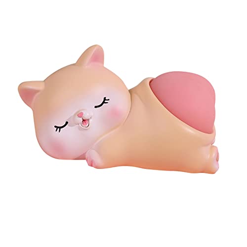 Akozon Cartoon Animal Gesäßgeformte Squeeze Stress Relief Toy - Süße Desktop -Autodekoration für Heimbüro und Schlafsaal (Katze) von Akozon