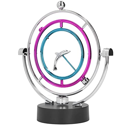 Akozon Elektronisches Spielzeug mit Fortwährender Bewegung, Sich Drehende Umlaufbahn Tierform Sonnensystem Balance Spielzeug Planet Magnetische Schaukel Energie Desktop Ornament von Akozon