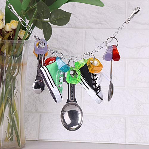 Akozon Farbenfrohe Plastik -Papagei Vogel Kaut und Spielen Ornamente Hängen Käfigdekoration für Zuhause Akozon Farbenfrohe Plastik -Papagei Vogel Kaut und Spielen Ornamente Hängen Käfigdekoration für Zuhause von Akozon