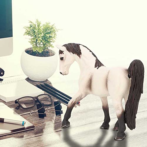 Akozon Simulationspferd, Kinderspielzeug 3 Model Spielzeug Figur Kunststoff Tiermodellplastik Modellhorse (#1) von Akozon