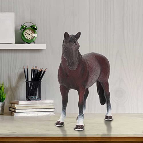 Akozon Simulationspferd, Kinderspielzeug 3 Model Spielzeug Figur Kunststoff Tiermodellplastik Modellhorse (#3) von Akozon