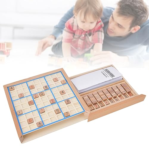 Akozon Titel: Kindernummer Puzzle Toy Brettspiel - Bildungsholzspielzeug für , Verbesserung der Intelligenz und Logische Fähigkeiten für 3+ Jahre von Akozon