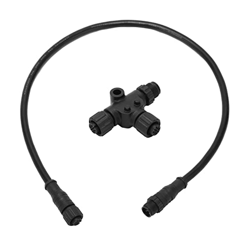 Backbone-Kabel, ABS für NMEA 2000 Drop-Backbone-Kabel mit T-Stecker 5-polig IP67 Wasserdicht M12 0,5 M Für -Netzwerke Backbone-Kabel, ABS für NMEA 2000 Drop-Backbone-Kabel mit T-Stecker 5-polig IP67 Wasserdicht M12 0,5 M Für -Netzwerke von Akozon