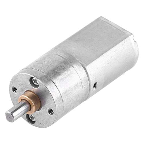 DC 12V Motor Elektrischer Untersetzungsmotor Untersetzungsgetriebe Reversibler High Torque Motor Getriebe 15-200 U/min Außendurchmesser 20 mm (50 U/min) Zubehörersatz von Akozon