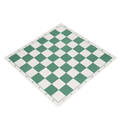 Schachbrett, Board PU Leder Freizeitsportzubehör Schach Nur Tragbare Internationale Schachbrett (M 10 Zoll 121 Auslasslöcher) von Akozon