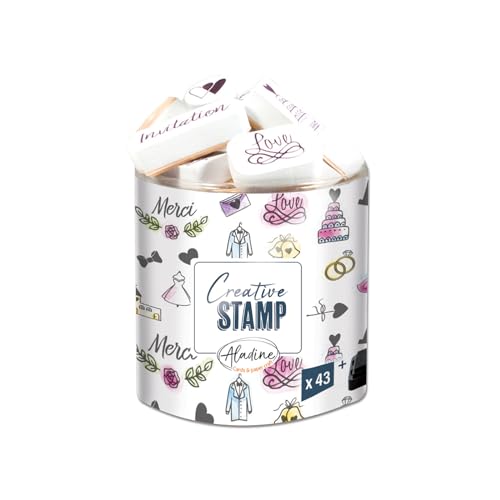 Aladine 3702 Diamant Creative Stamp Hochzeit, one Size Aladine 3702 Diamant Creative Stamp Hochzeit, one Size von Aladine