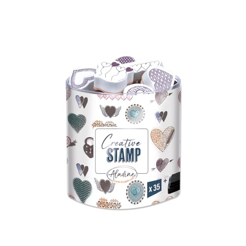 Aladine 3720 Stampo Scrap, Herzen, one Size von Aladine